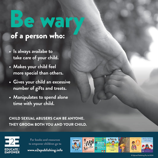 Be wary of a person who...