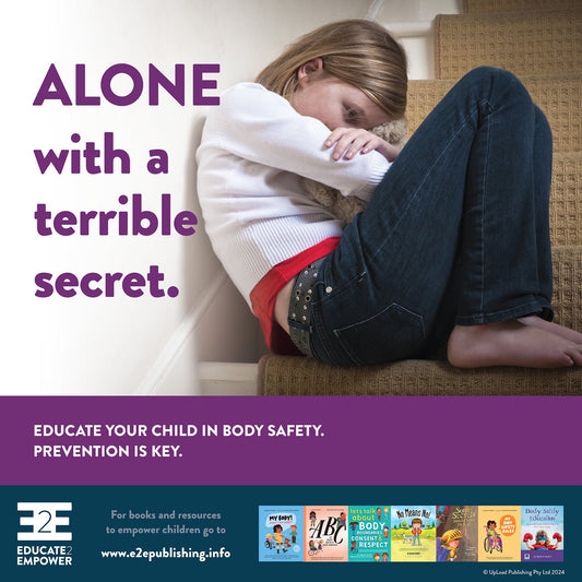 ALONE with a terrible secret.