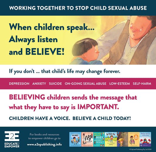 When children speak. Always listen and BELIEVE!