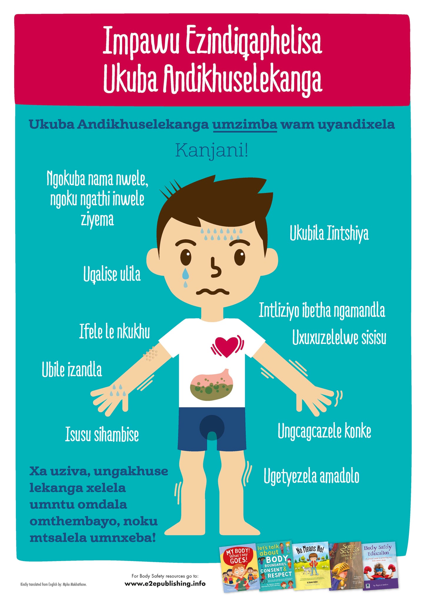 My Early Warning Signs - FREE POSTER