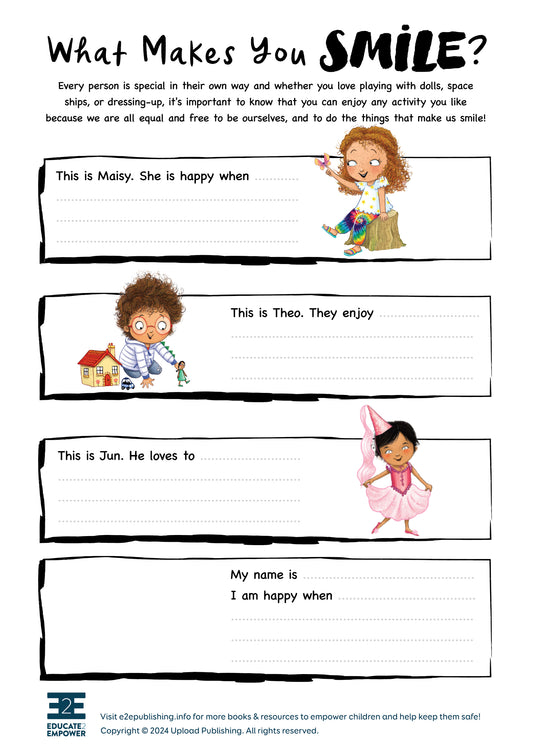 What Makes You Smile? - Activity Sheet