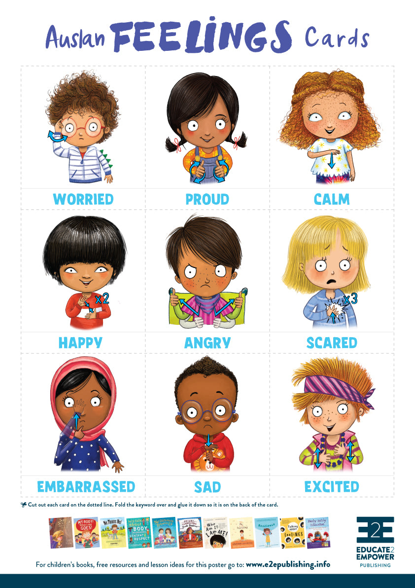 Little BIG Chats - Auslan Feelings Cards