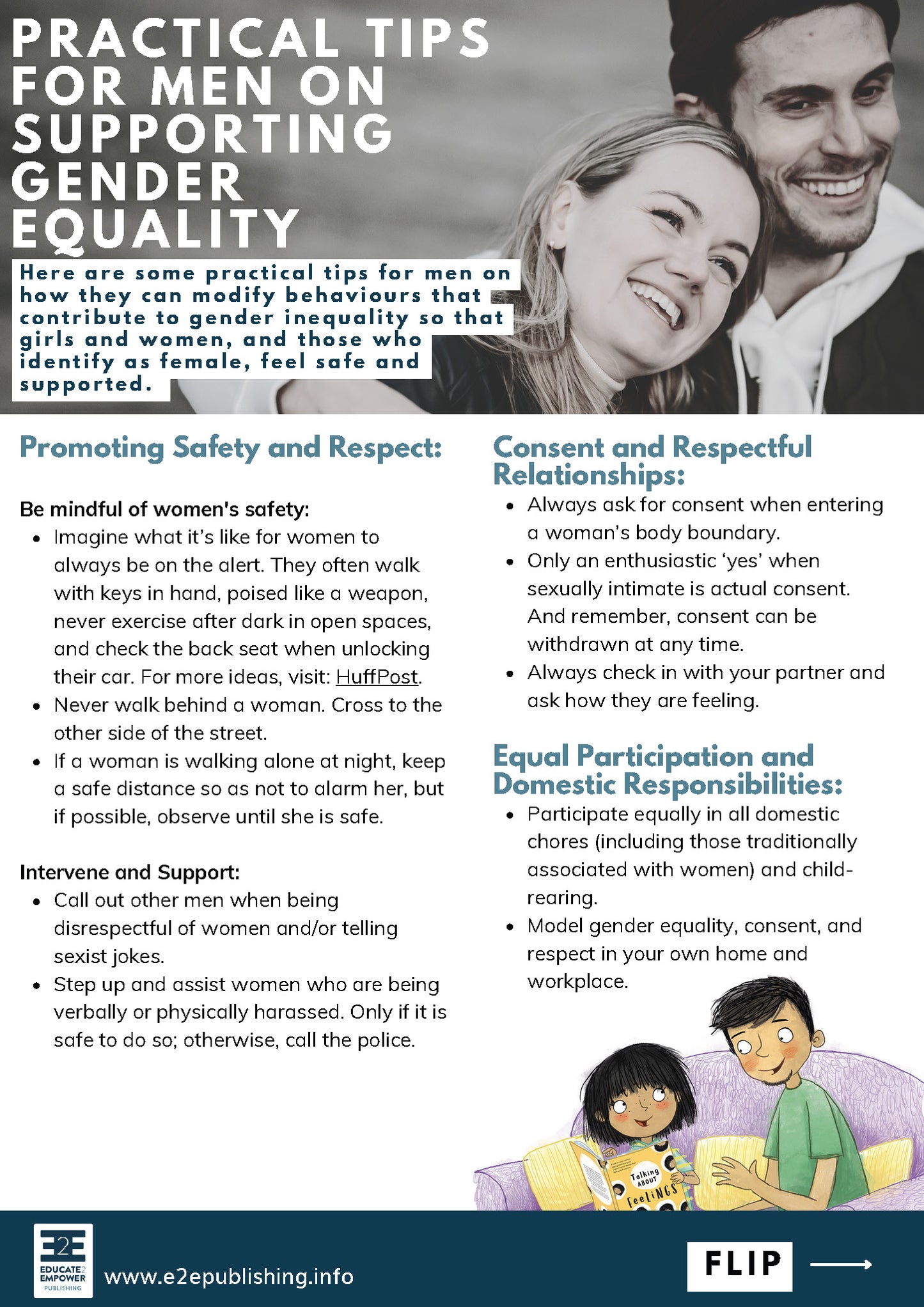 Practical Tips for Men on Supporting Gender Equality