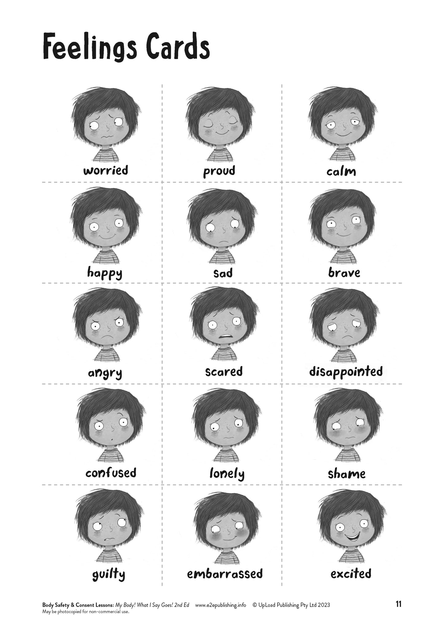 My Body! What I Say Goes! Kiah's Edition - FREE LESSON PLANS