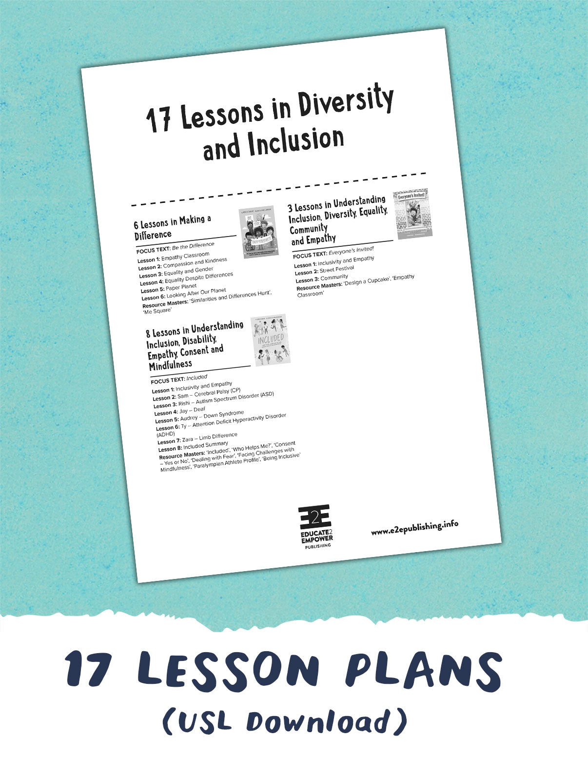 Lesson Plans for Value BUNDLES: Diversity & Inclusion