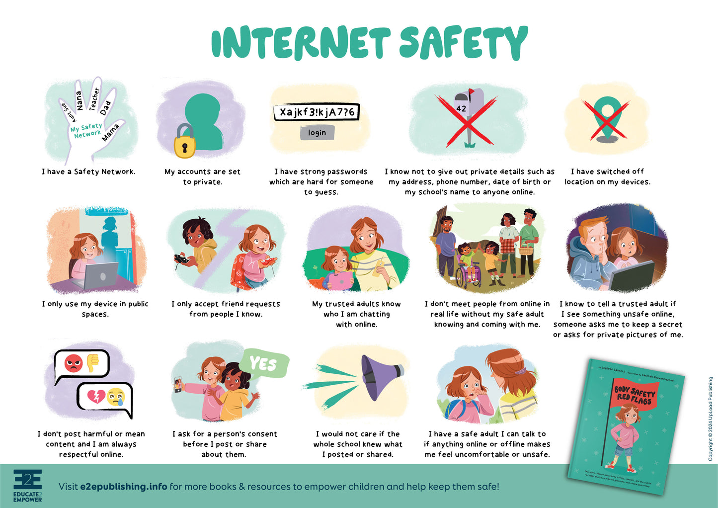 Internet Safety Checklist for Kids - Free Poster & Activity Sheet