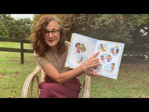 Author Jayneen Sanders reading her book 'Talking About Feelings'.