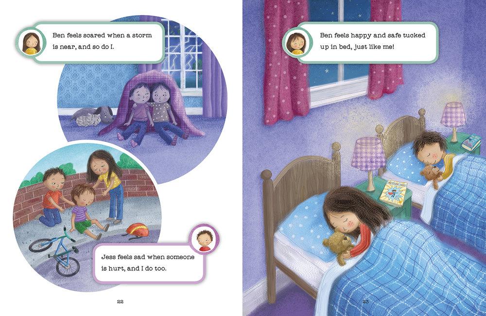 A page from the book 'No Difference Between Us' by Jayneen Sanders