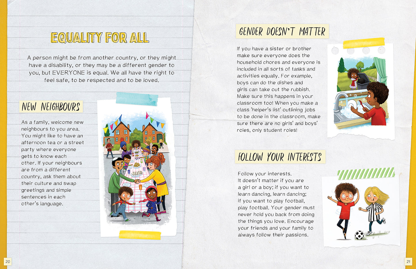 A page from the book 'Be the Difference' by Jayneen Sanders