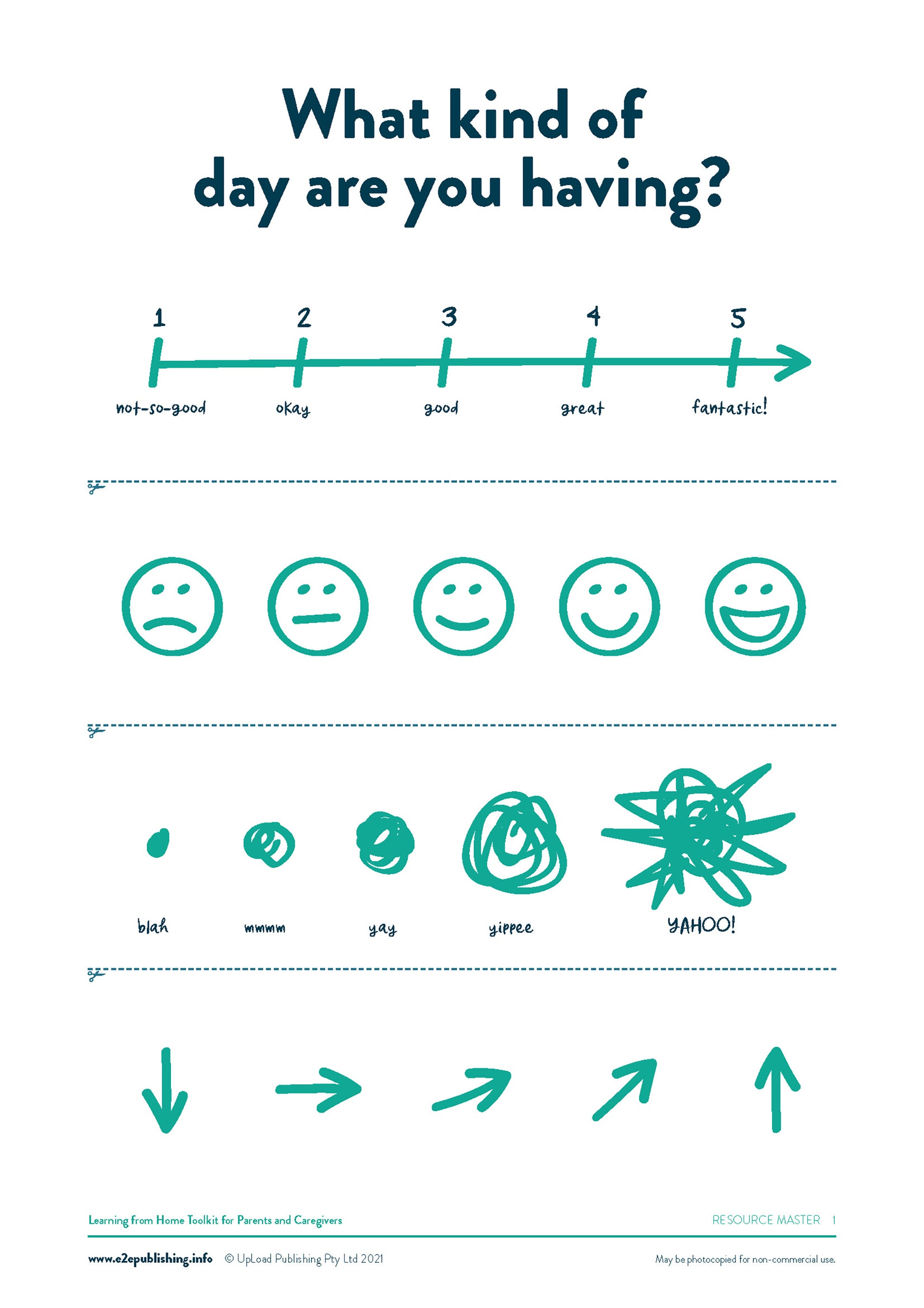 An example activity sheet from the 'Learning From Home' Bundle.