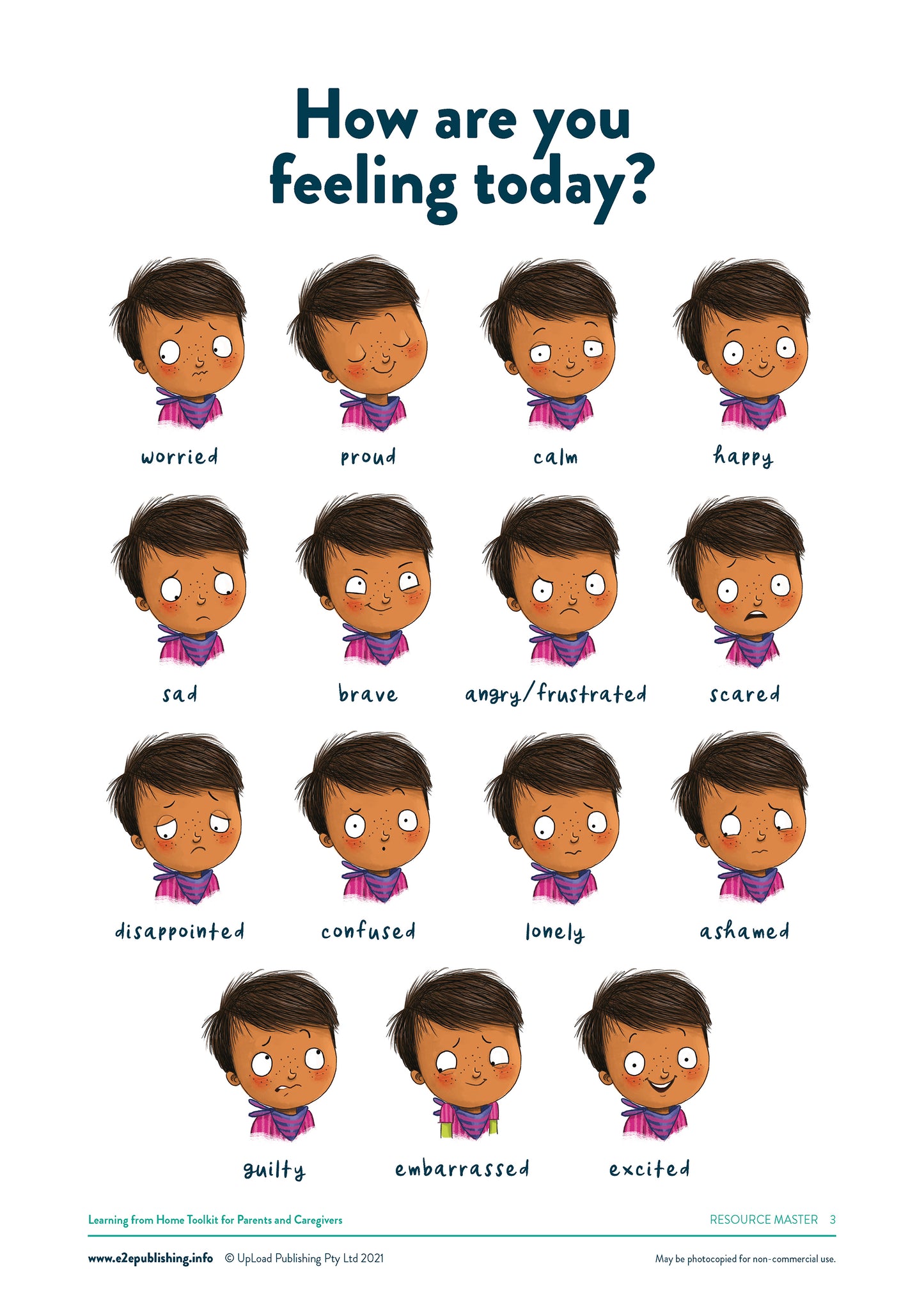 An example activity sheet from the 'Learning From Home' Bundle.