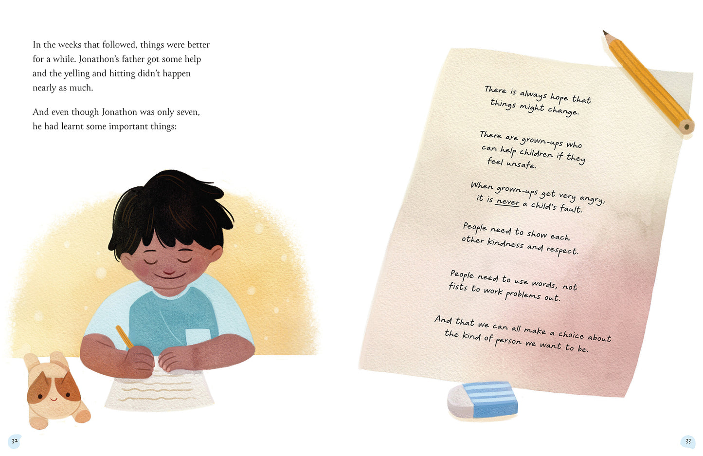 A page from the book 'Hope' by Jayneen Sanders