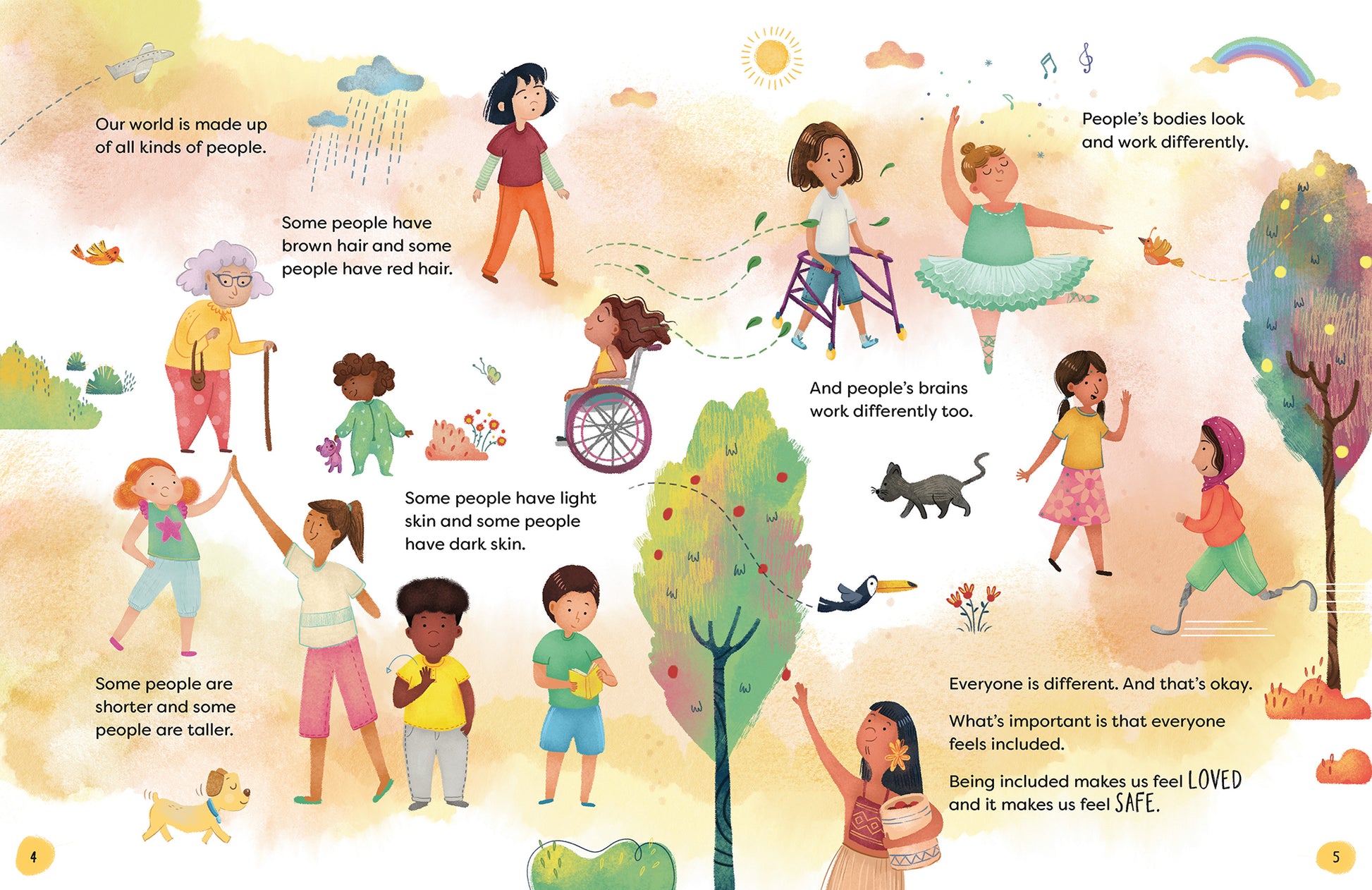 A page from the book 'Included' by Jayneen Sanders