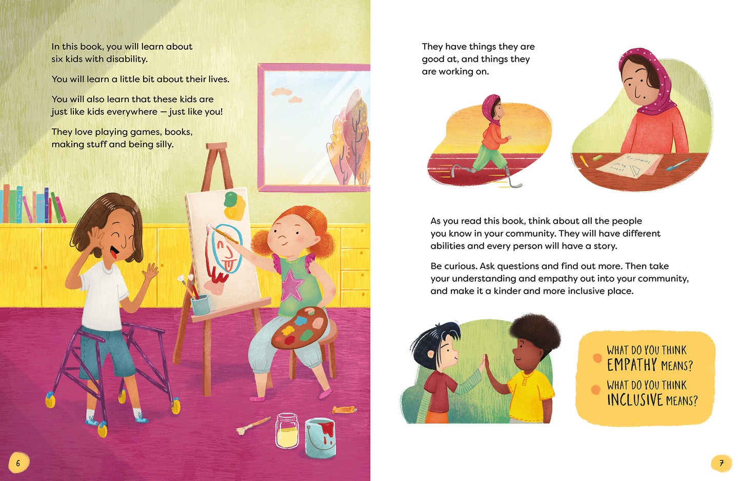 A page from the book 'Included' by Jayneen Sanders