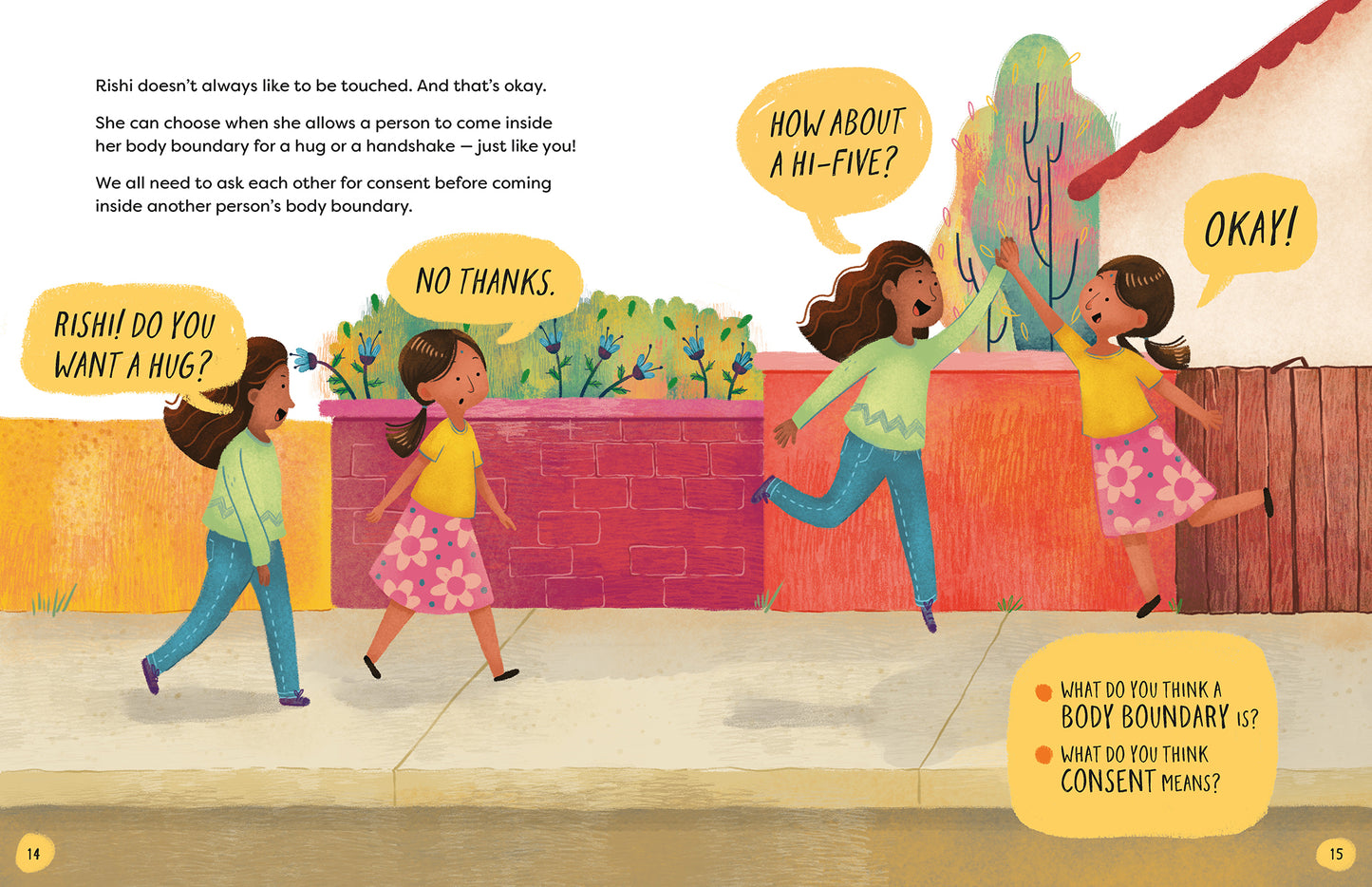 A page from the book 'Included' by Jayneen Sanders