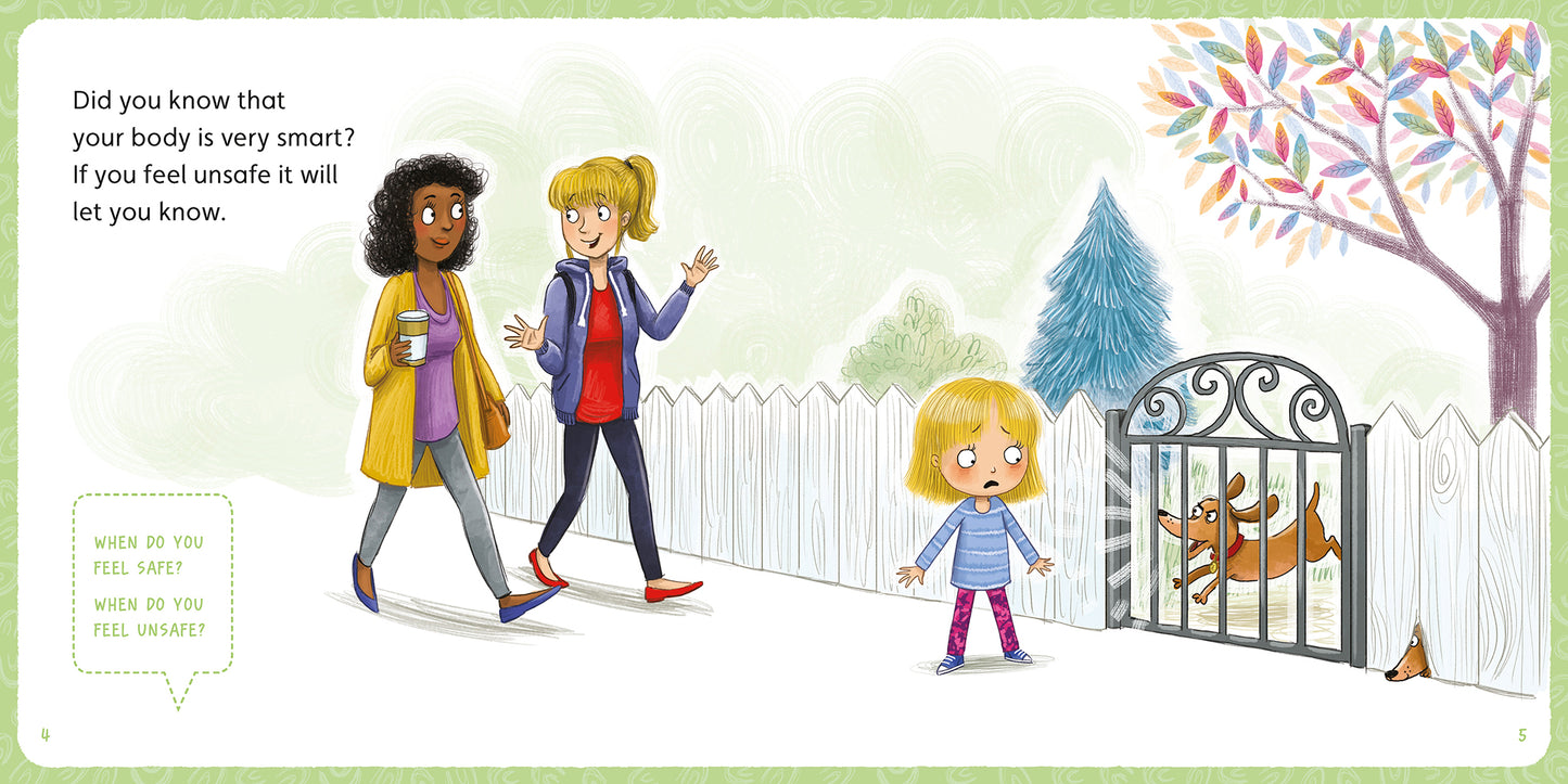 A page from the Little BIG Chats book 'My Early Warning Signs' by Jayneen Sanders