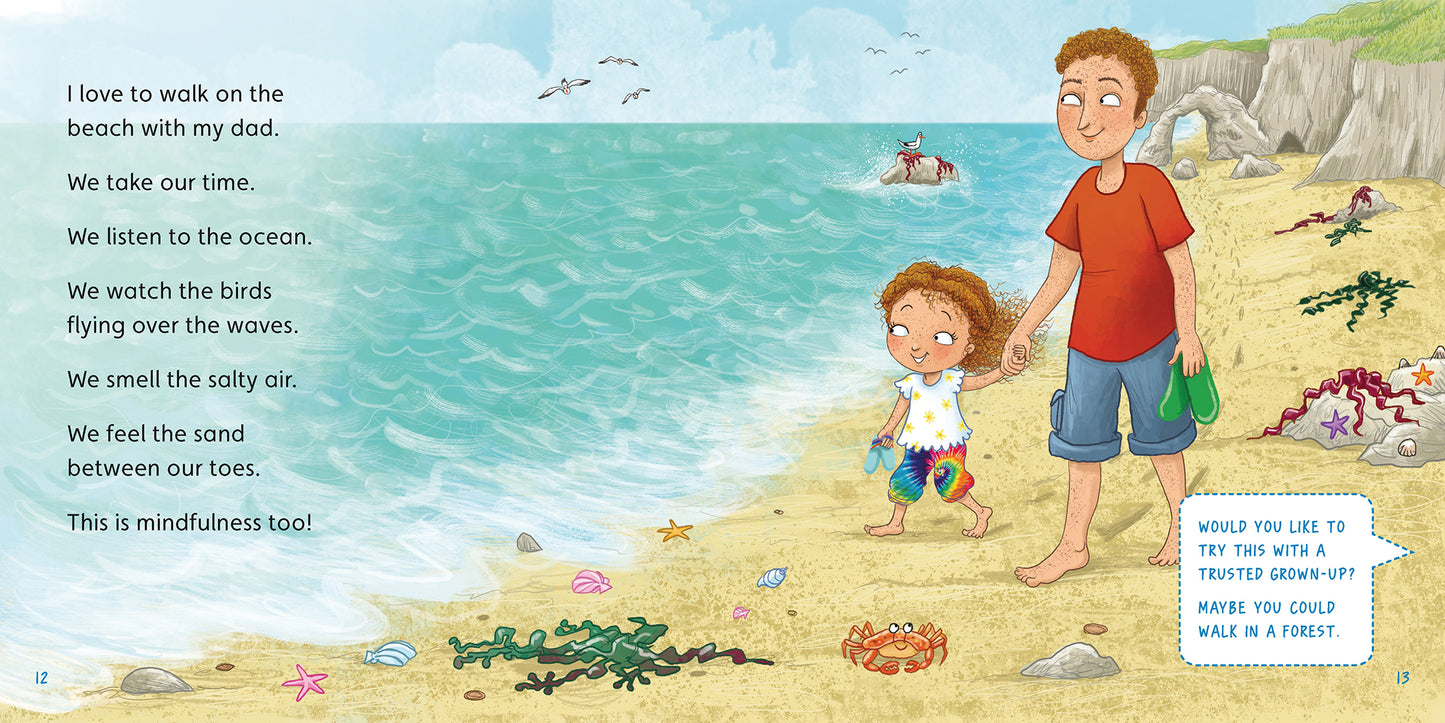 A page from the Little BIG Chats book 'Mindfulness' by Jayneen Sanders