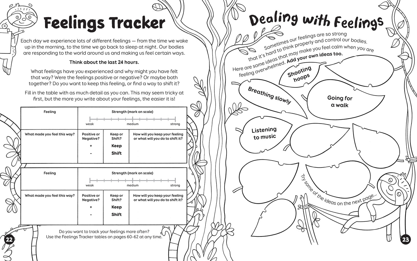 A page from the book 'My Mindfulness & Well-Being Journal'