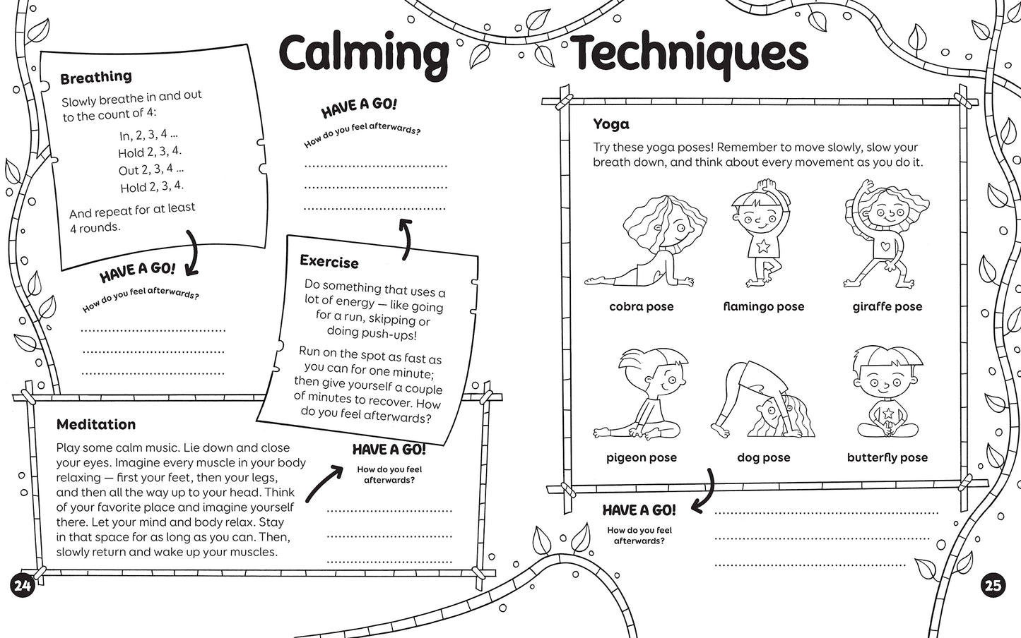 A page from the book 'My Mindfulness & Well-Being Journal'