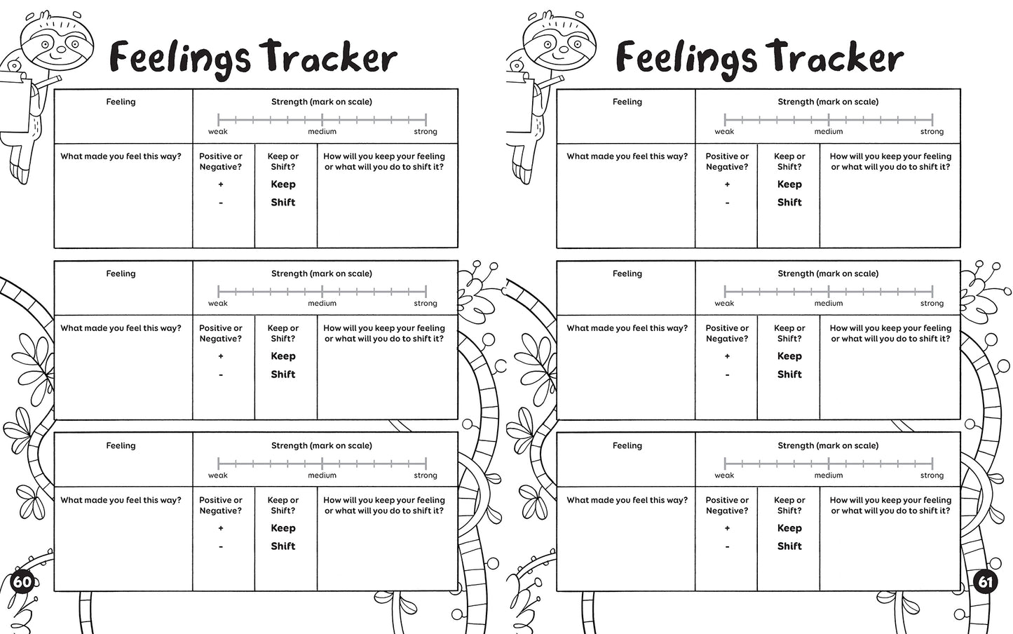 A page from the book 'My Mindfulness & Well-Being Journal'