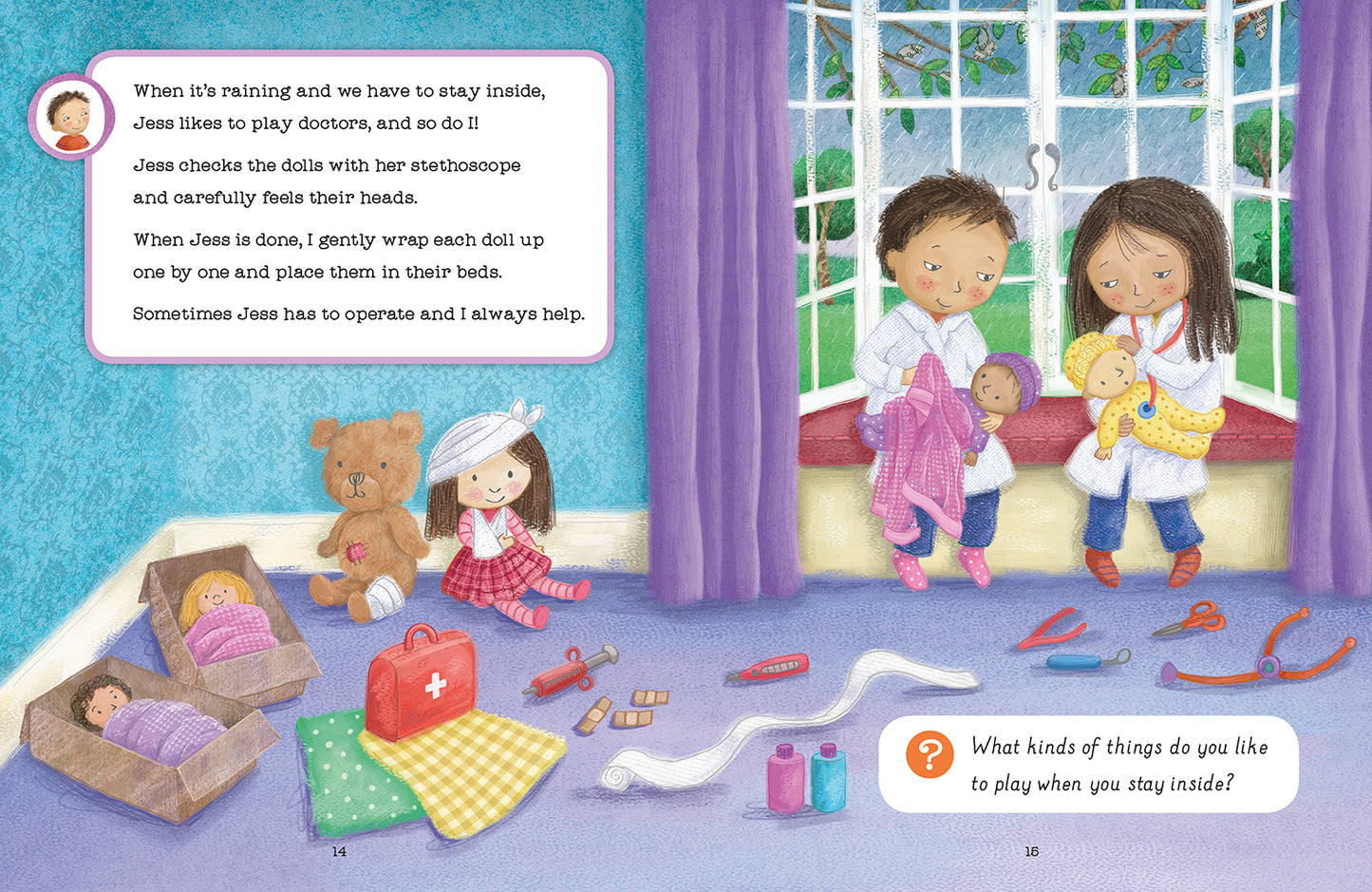 A page from the book 'No Difference Between Us' by Jayneen Sanders