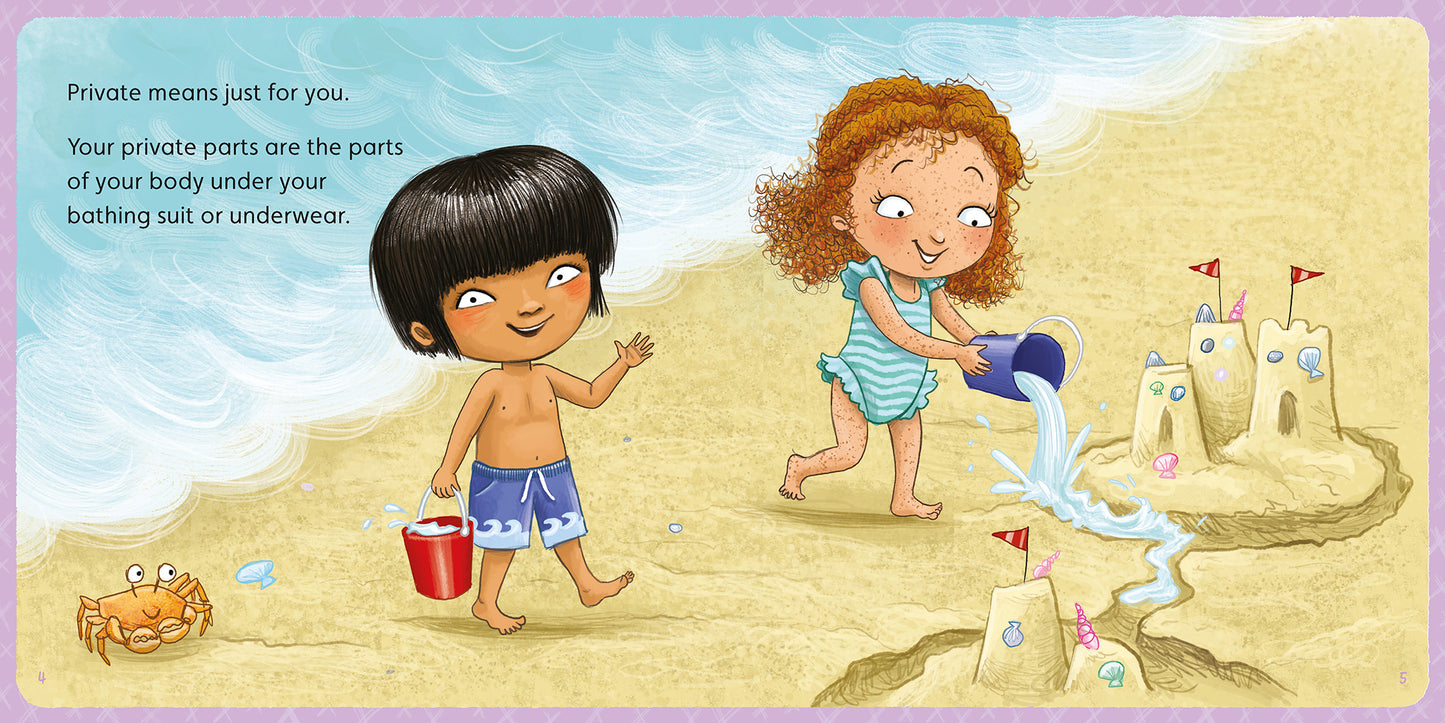 A page from the Little BIG Chats book 'Private Parts are Private' by Jayneen Sanders