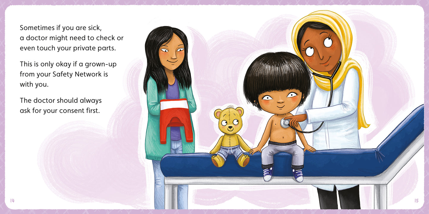 A page from the Little BIG Chats book 'Private Parts are Private' by Jayneen Sanders