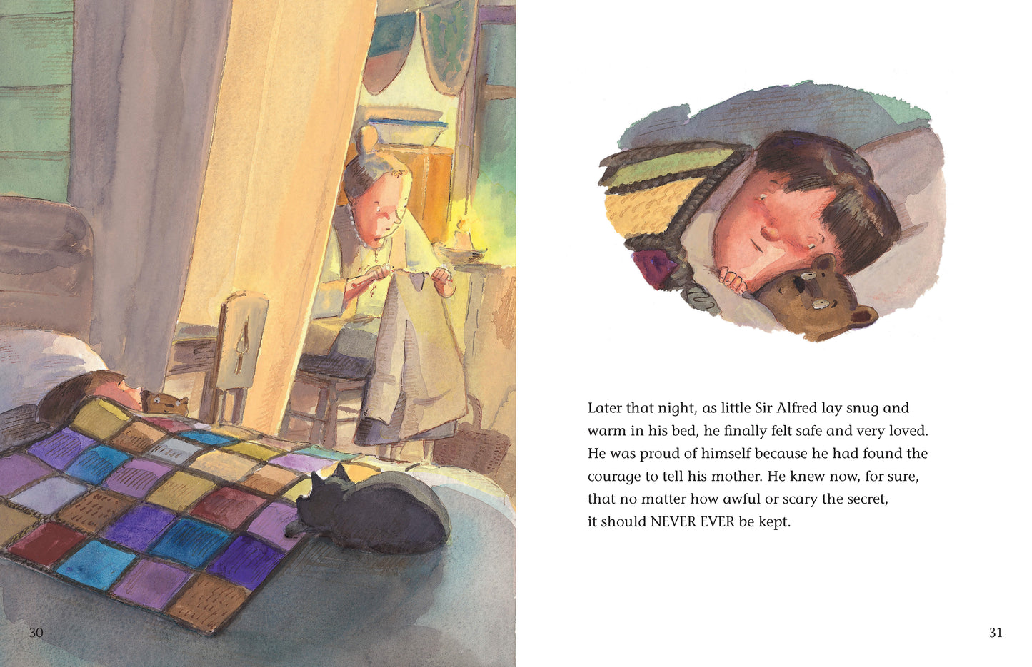 A page from the book 'Some Secrets Should Never Be Kept' by Jayneen Sanders