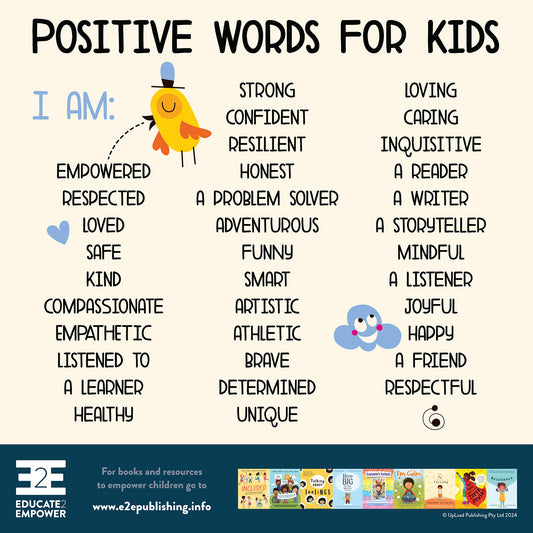POSITIVE WORDS FOD KIDS