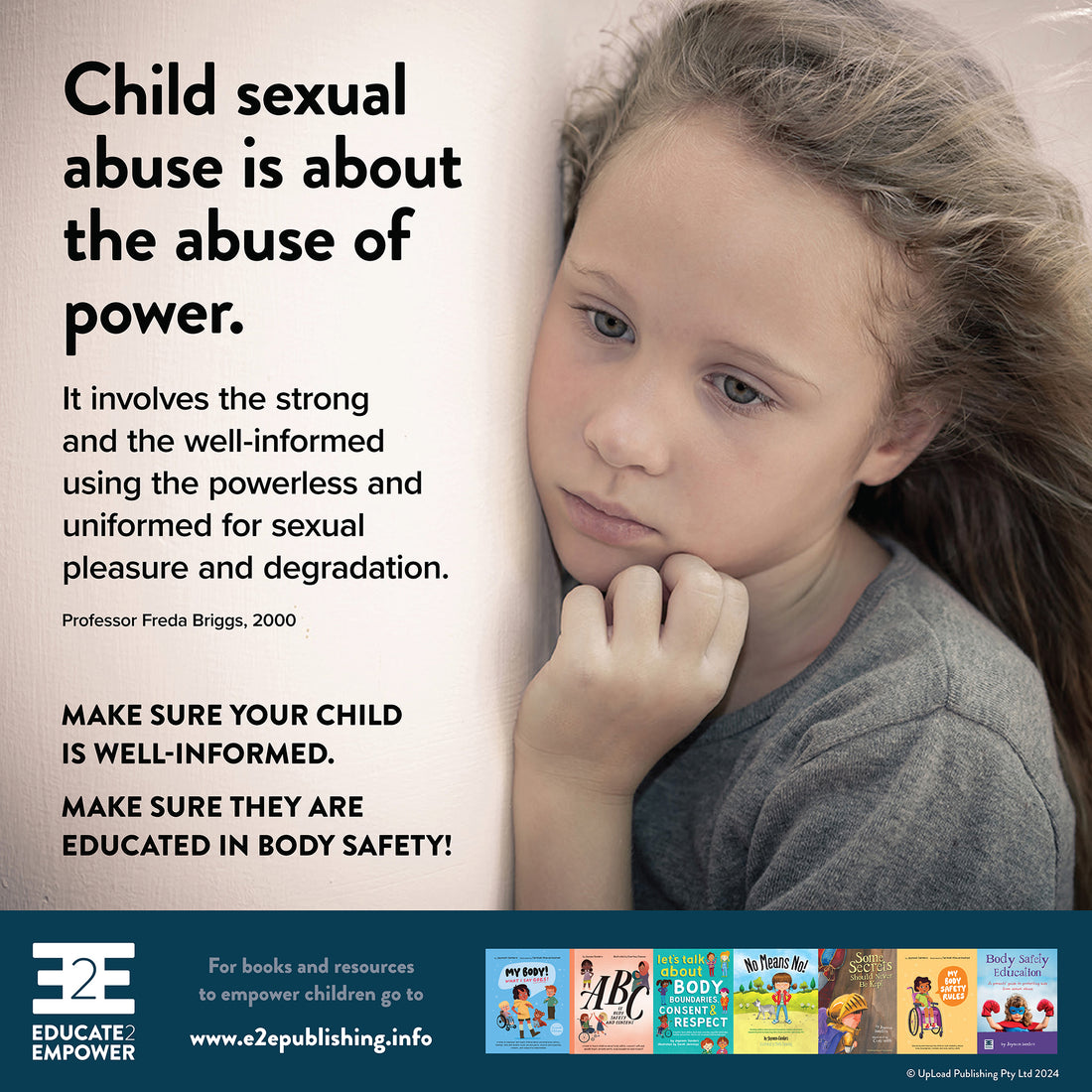 Child sexual abuse is about the abuse of power.