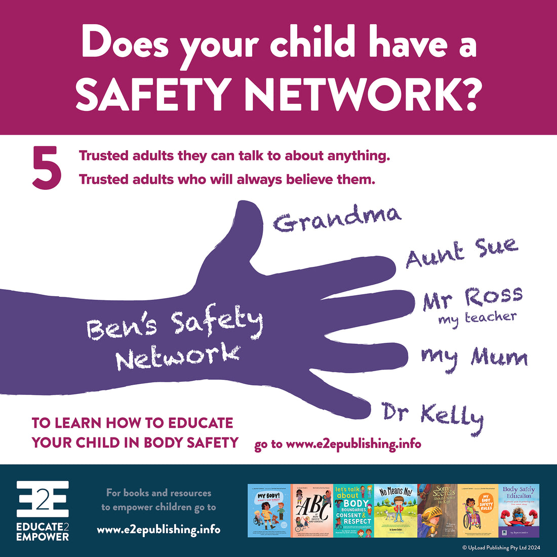 Does your child have a SAFETY NETWORK?