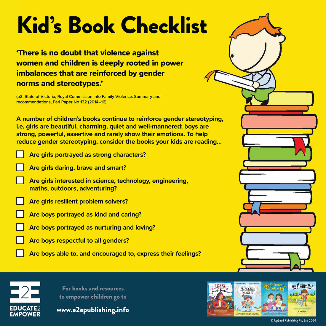 Kid's Book Checklist