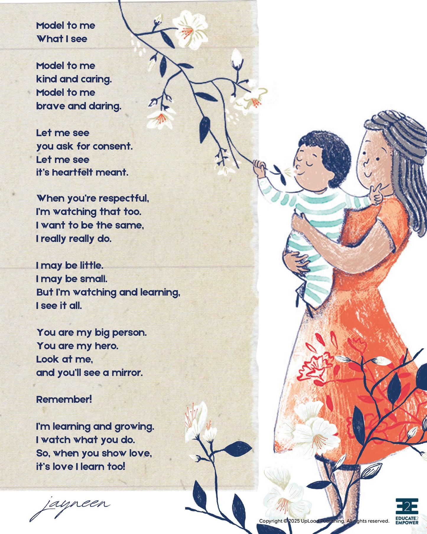 Model to Me What I See - A poem by Jayneen Sanders