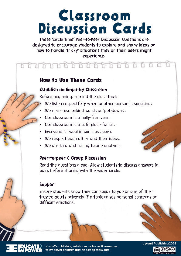 Classroom Discussion Cards