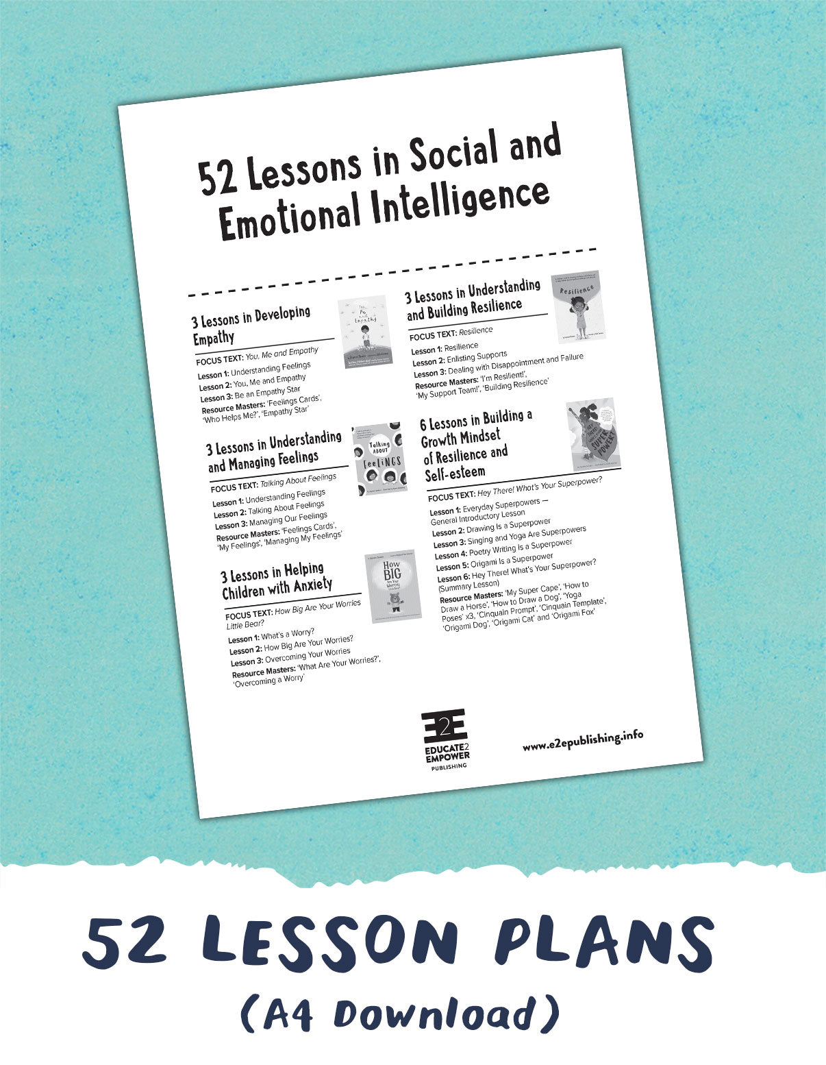 Social and Emotional Intelligence VALUE BUNDLE Lesson Plans