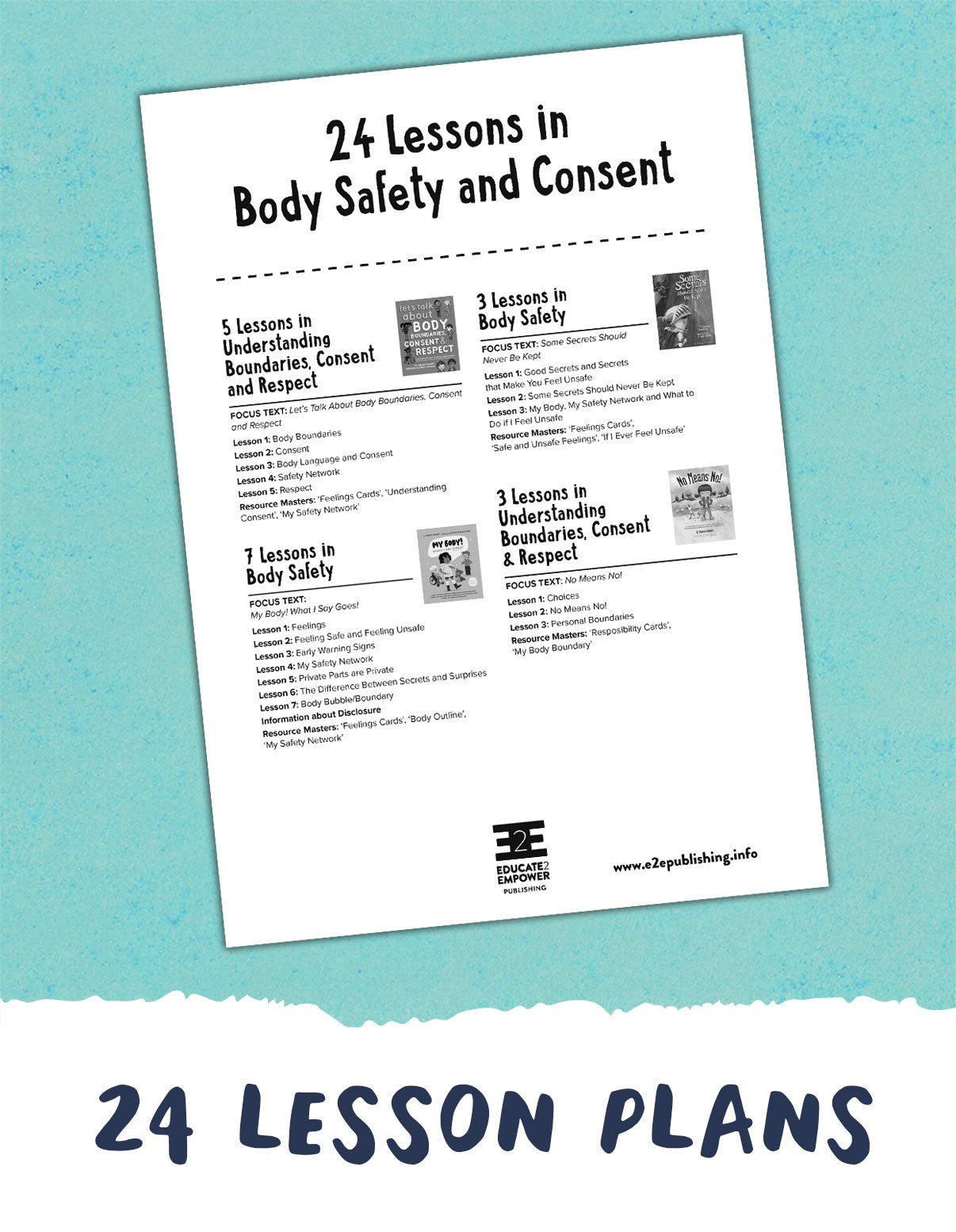 Body Safety & Consent VALUE BUNDLE Lesson Plans