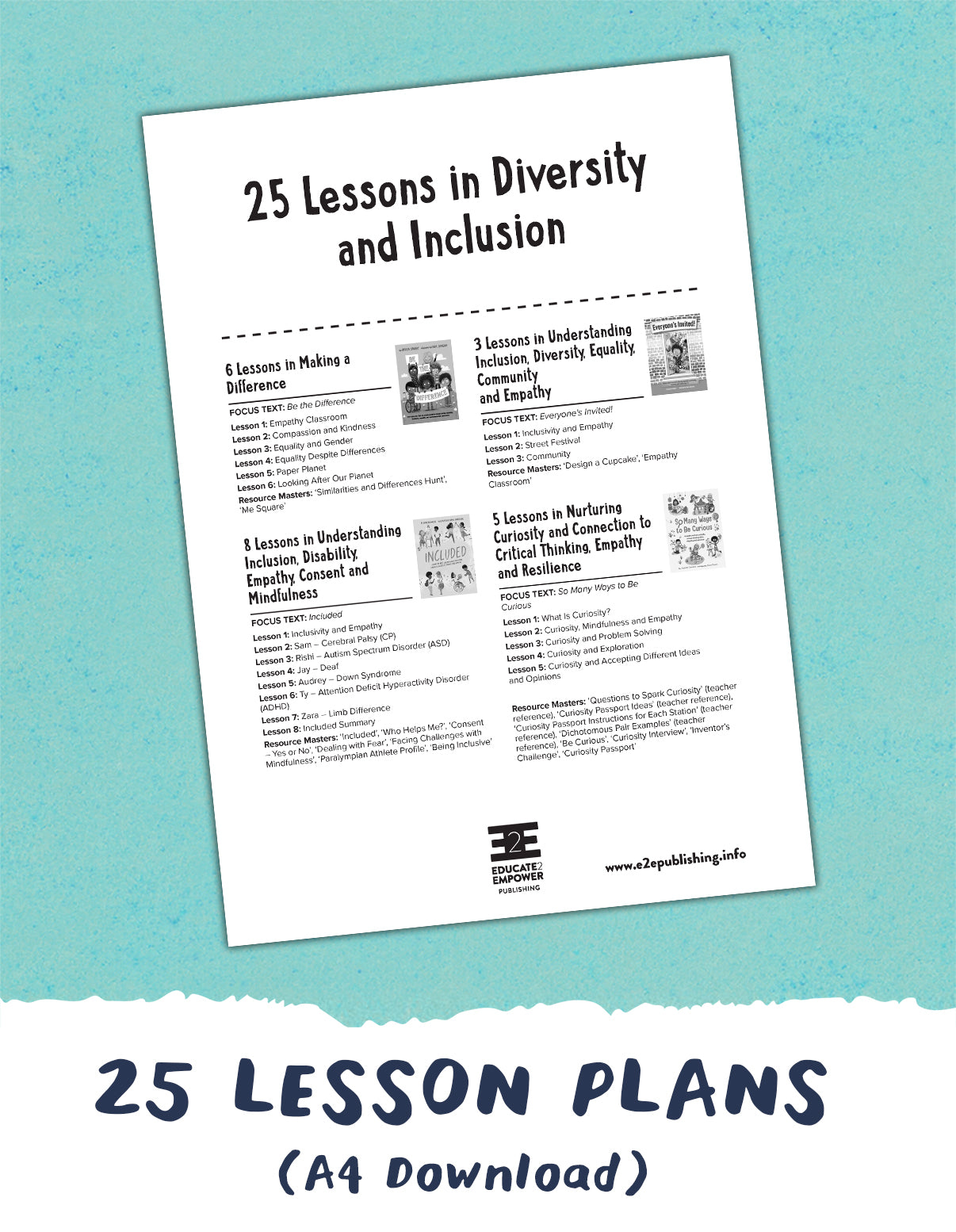 Lesson Plans for Value BUNDLES: Diversity & Inclusion