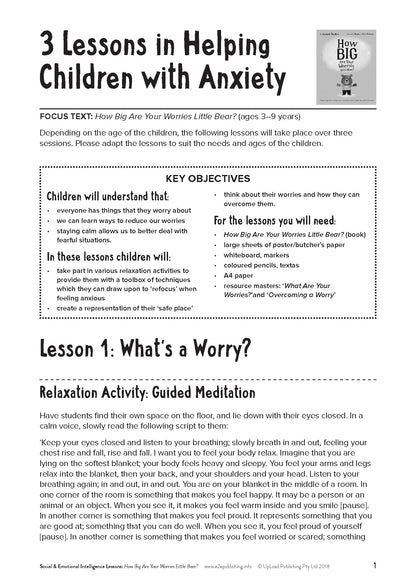 Lesson Plans for Value BUNDLES: Building Confidence