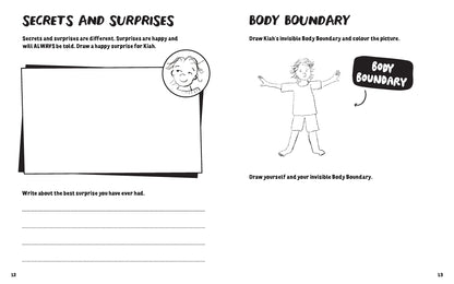 My Body! What I Say Goes! Kiah's Edition Activity Book Bundle