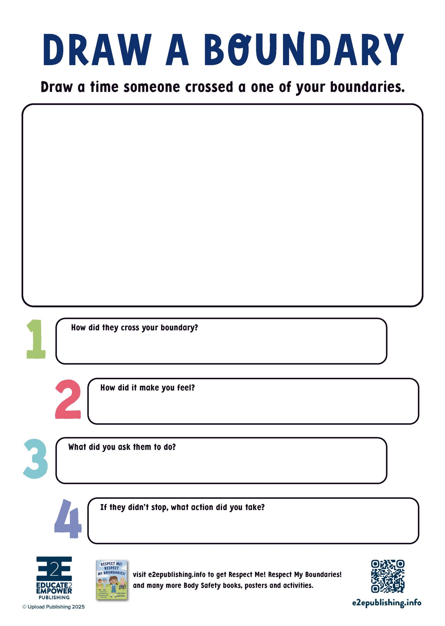 Boundary Setting - FREE Poster and Activity Pack