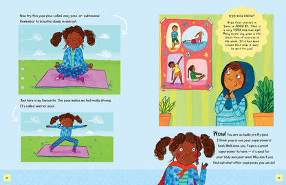 A page from the book 'Hey There! What's Your Superpower?' by Jayneen Sanders