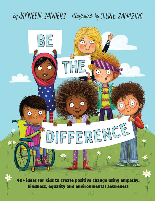 The cover of the book ‘Be the Difference’ by Jayneen Sanders.