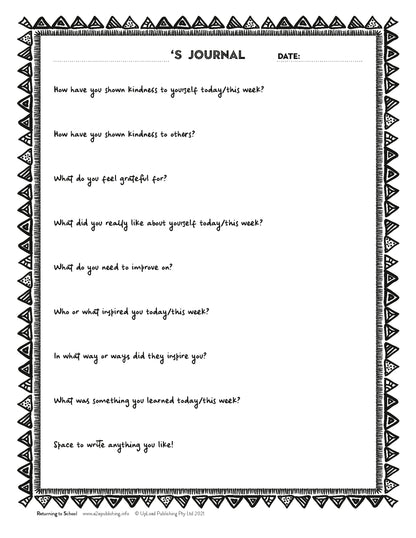 An activity sheet from the 'Back to School Bundle'