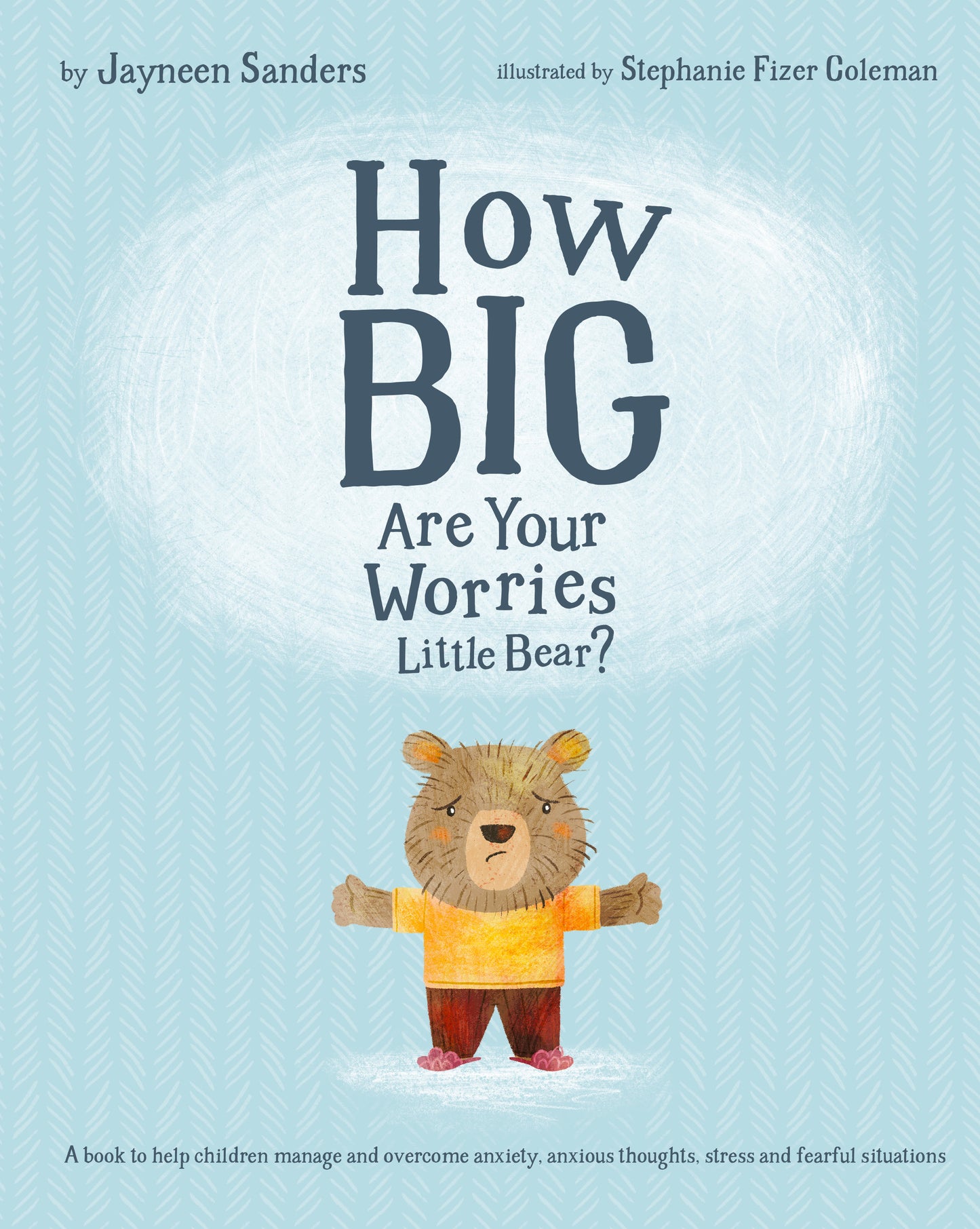 The cover of the book ‘How Big Are Your Worries Little Bear?’ by Jayneen Sanders.