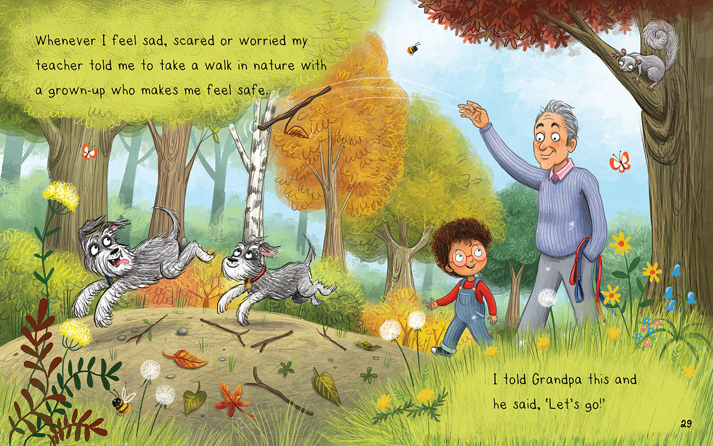 A page from the book 'I'm Calm' by Jayneen Sanders