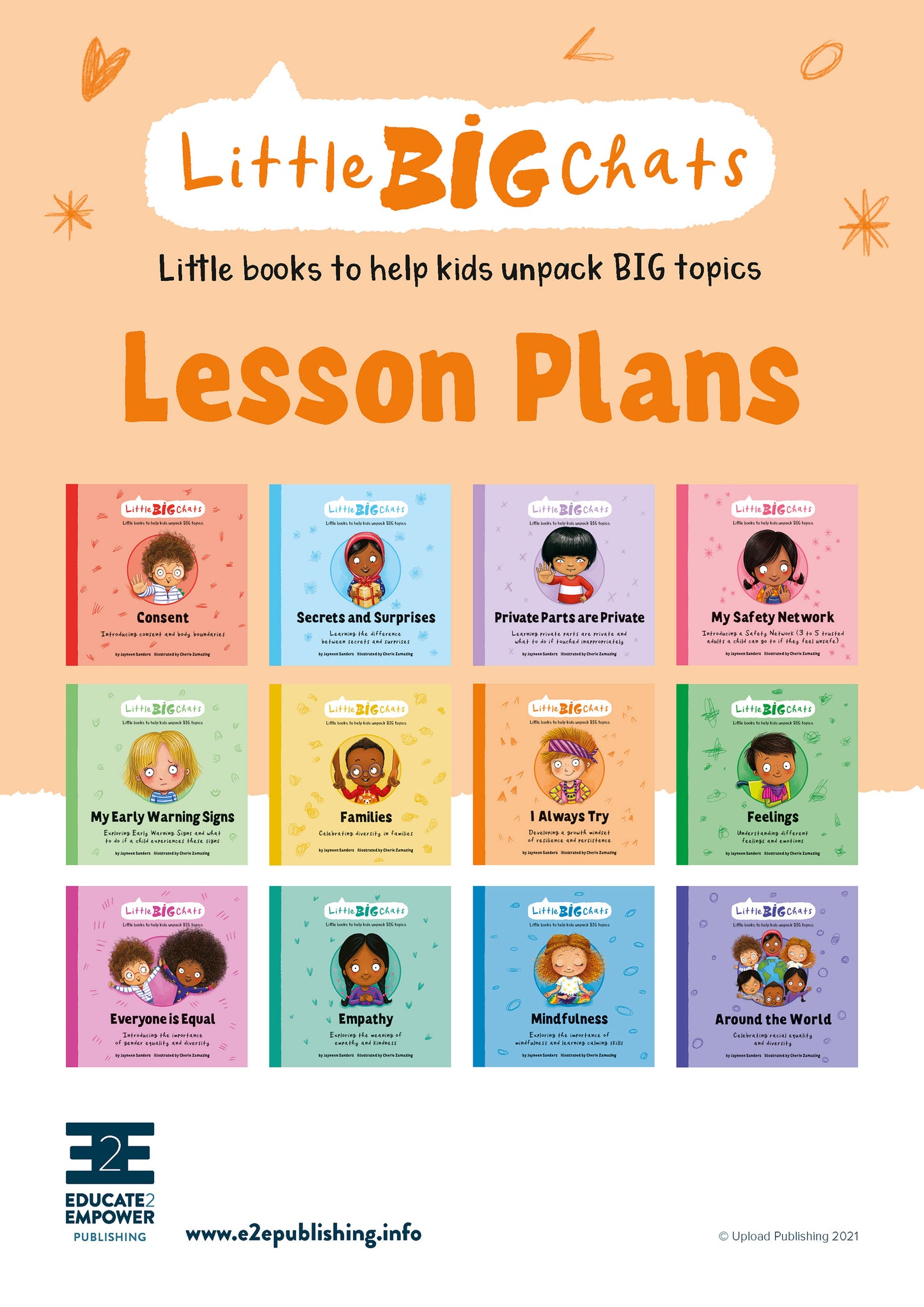 The cover of the Little BIG Chats lesson plans.
