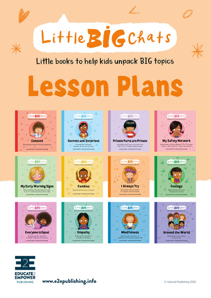 The cover of the Little BIG Chats lesson plans.
