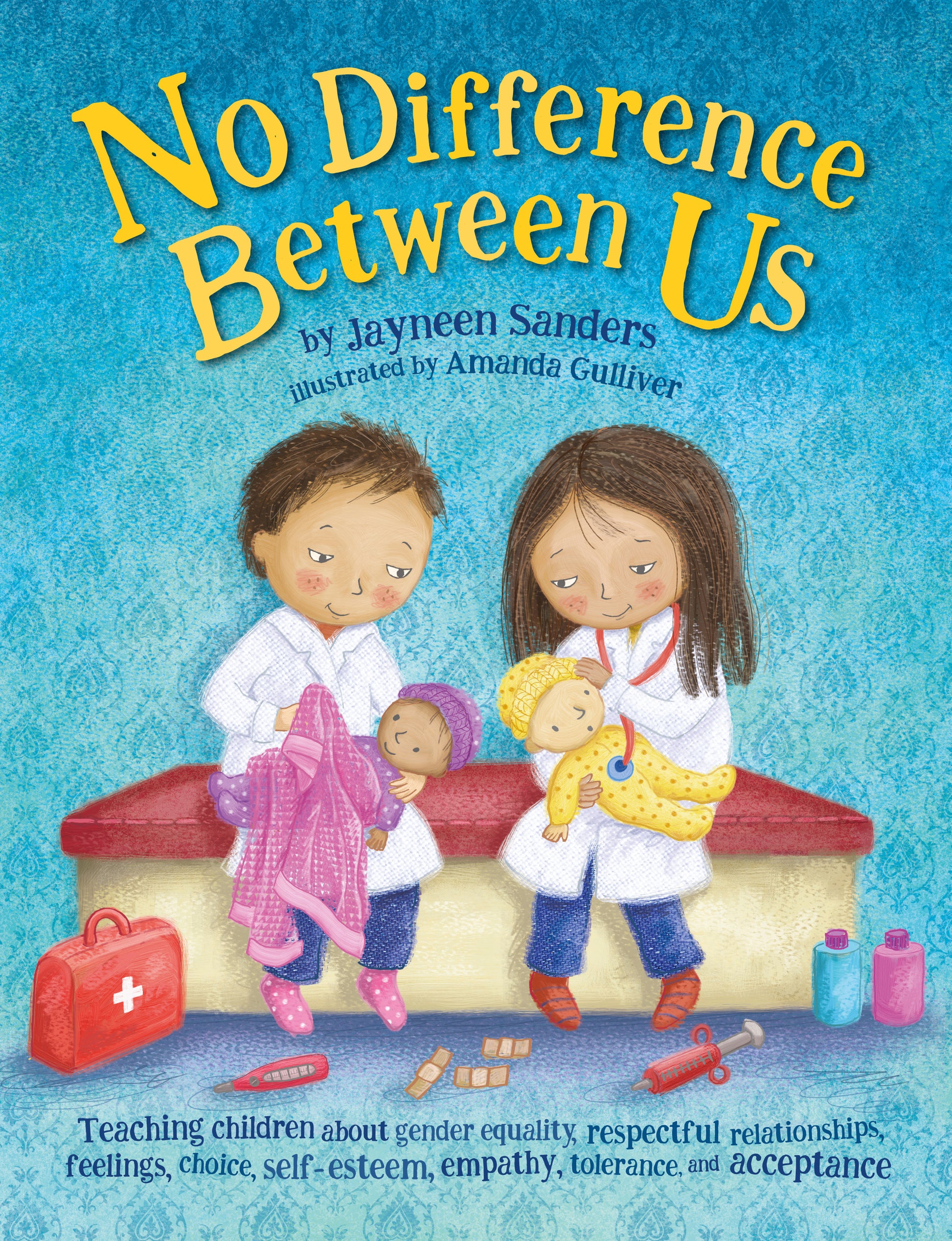 The cover of the book ‘No Difference Between Us’ by Jayneen Sanders.